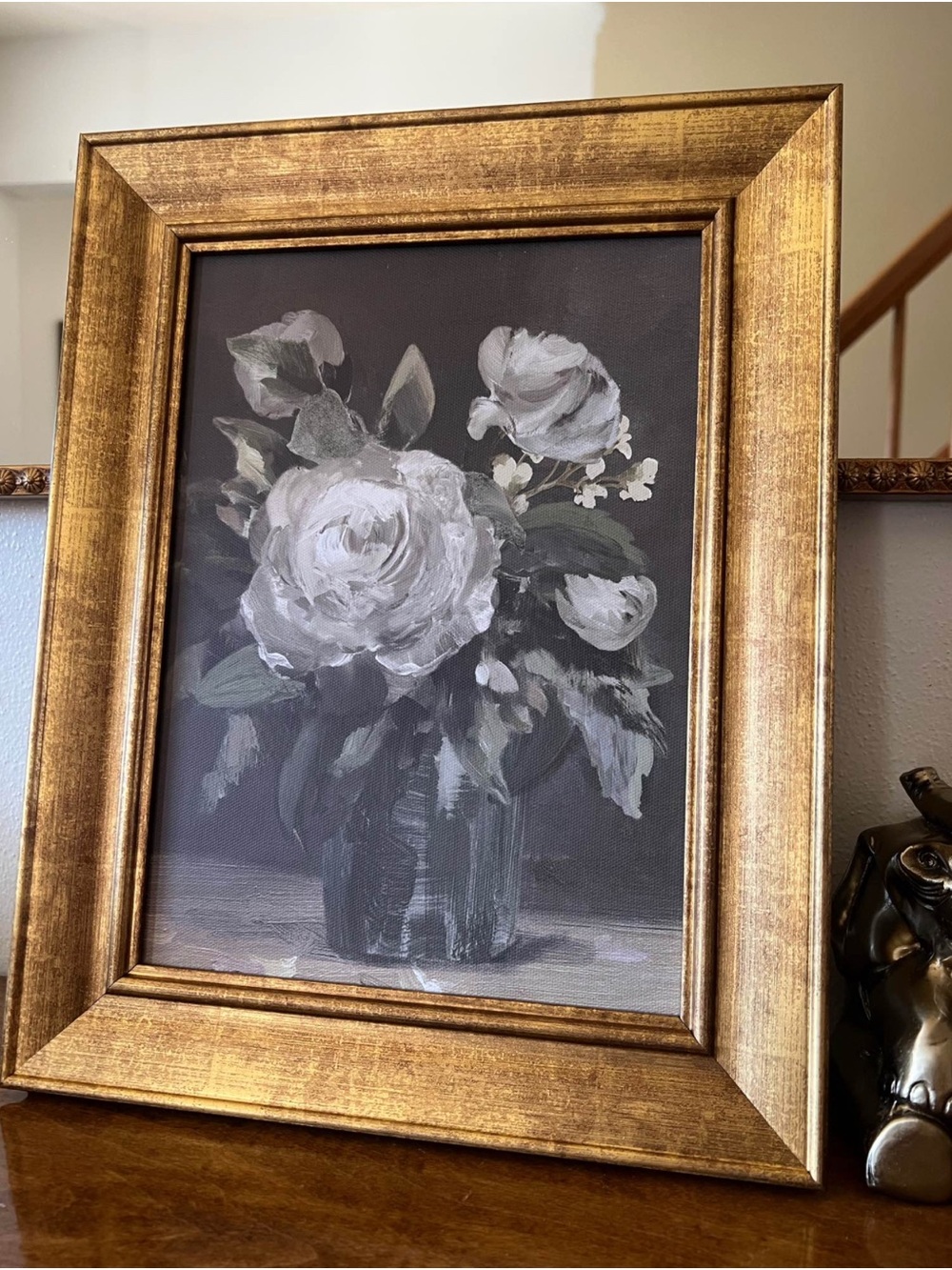 Threshold by studio McGee Floral Wall Art in Gold Frame